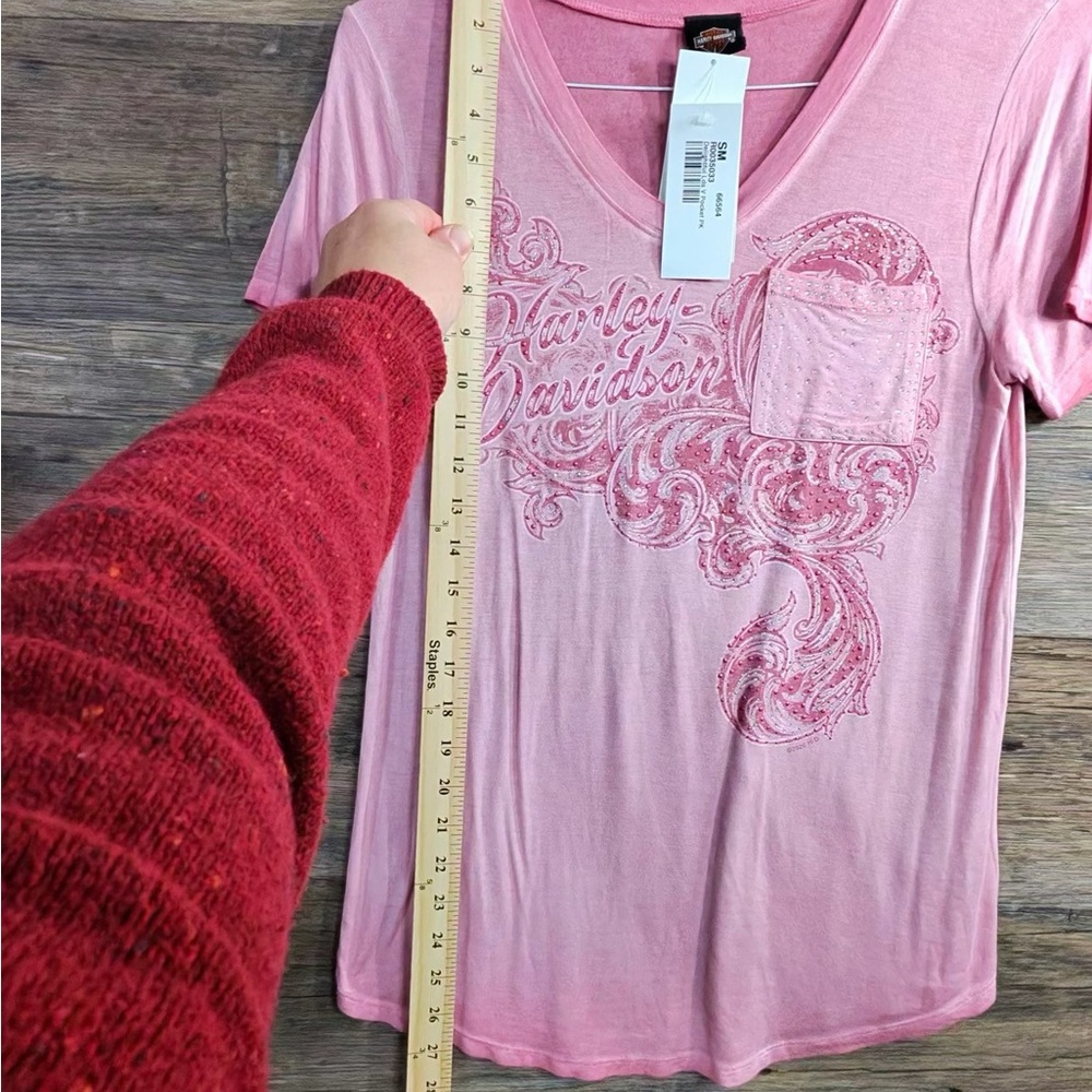 Harley-Davidson Pink Short Sleeve Tee - Picture 6 of 8